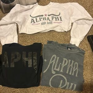 Alpha phi sweatshirts